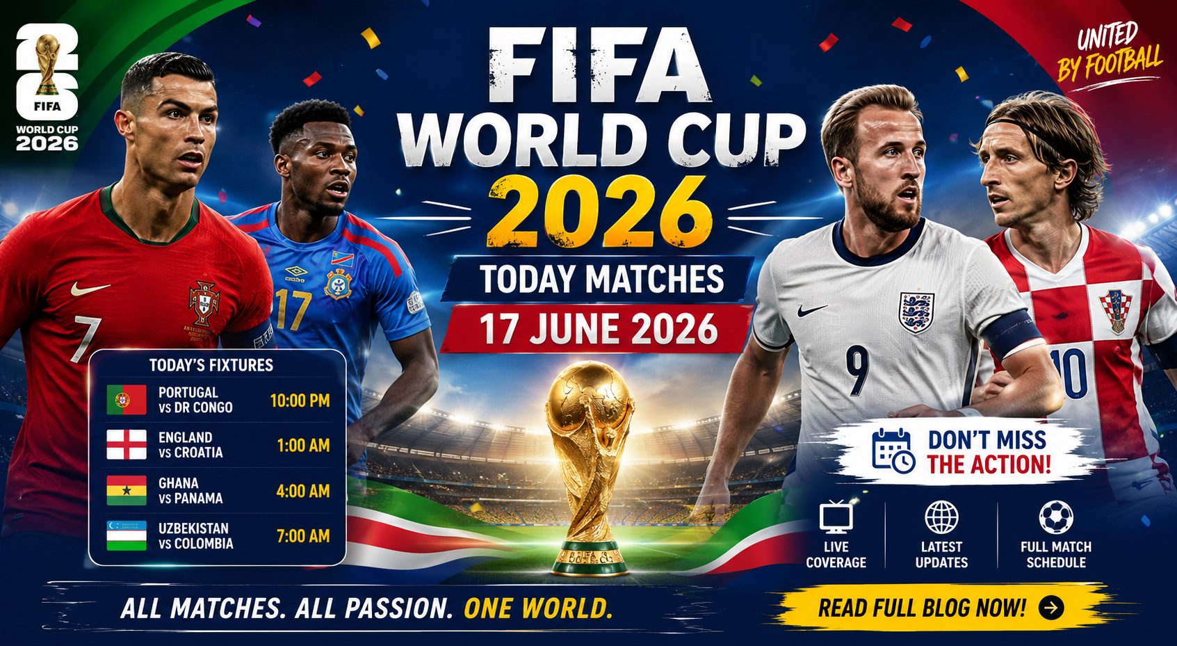 FIFA World Cup 2026 Today Matches – 17 June 2026 Schedule