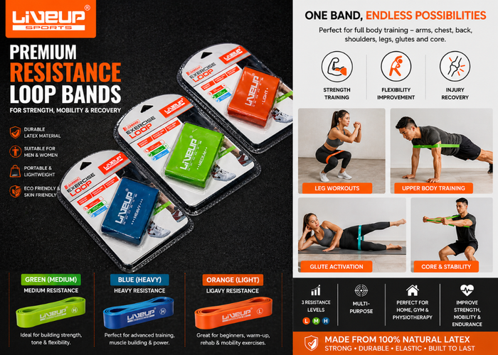 Liveup Exercise Leg Loop Resistance Band In Pakistan