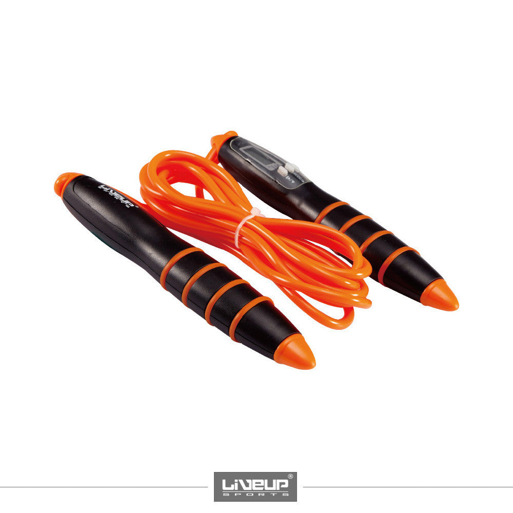 LIVE UP WITH DIGITAL COUNTER EXERCISE JUMP ROPE 275-CM LS3128