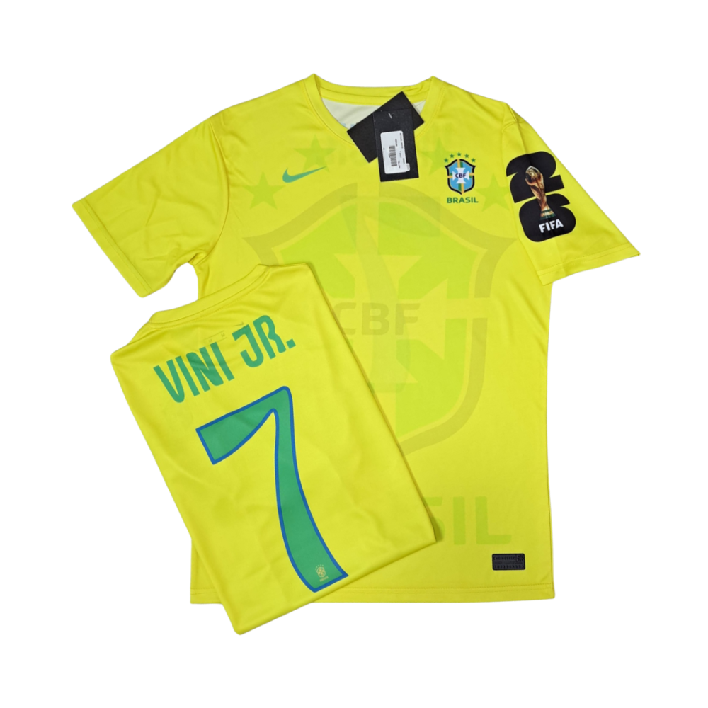 NIKE BRAZIL VINI JR 2026 WORLD CUP FOOTBALL HOME SHIRT