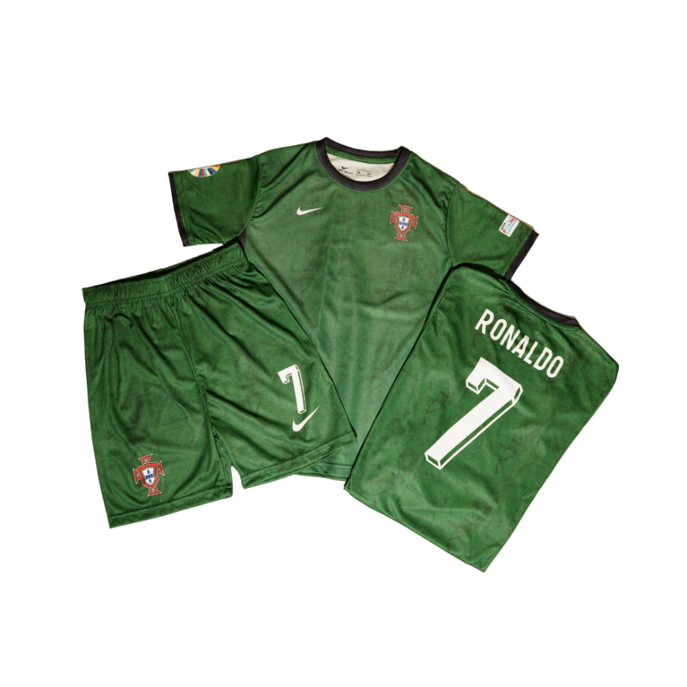 ADIDAS RONALDO PORTUGAL FOOTBALL KIT KIDS 2024-2025