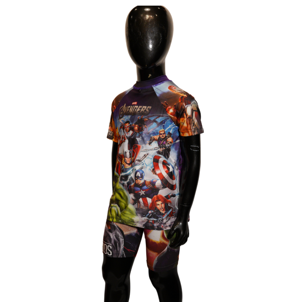 SWIMMING 2 PIECE SUIT AVENGERS