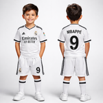ADIDAS REAL MARDID MBAPPE HOME FOOTBALL KIT KIDS 24-25