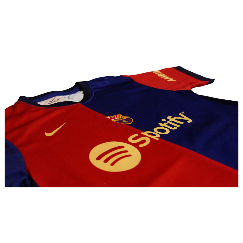 NIKE FC-BARCELONA LEWANDOWSKI HOME FOOTBALL KIT KIDS 24-25
