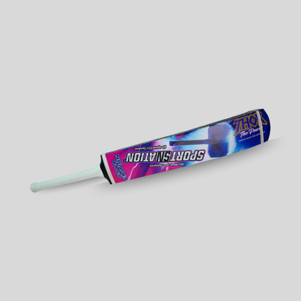 Sports Nation Thor Coconut Wood Tape Ball Bat with Carry Bag