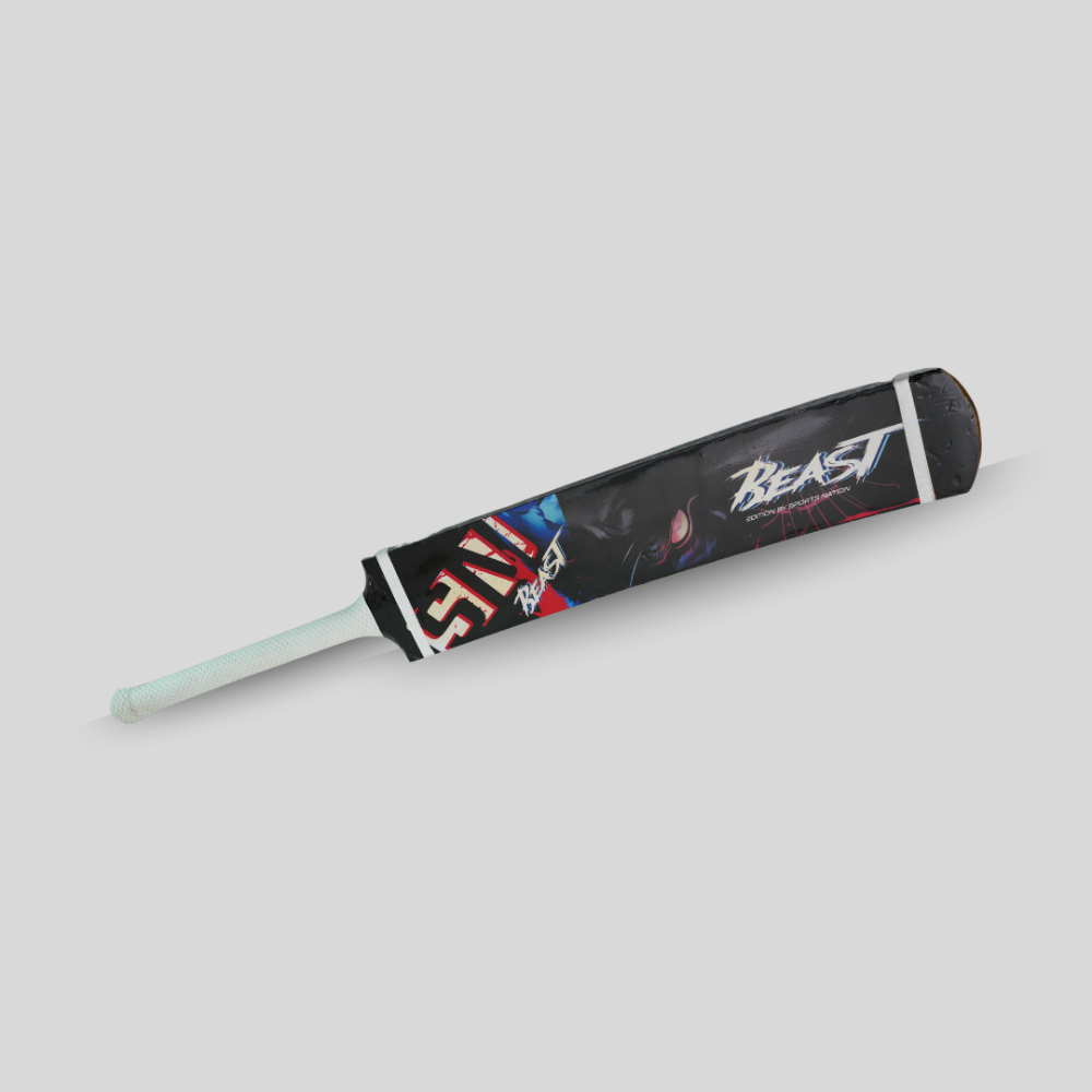 Sports Nation Beast Coconut Wood Tape Ball Bat with Carry Bag