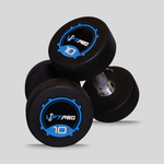 Liftpro Iron Rubber Dumbbells Pair 10 KG