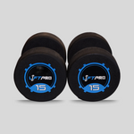 Liftpro Iron Rubber Dumbbells Pair 15 KG