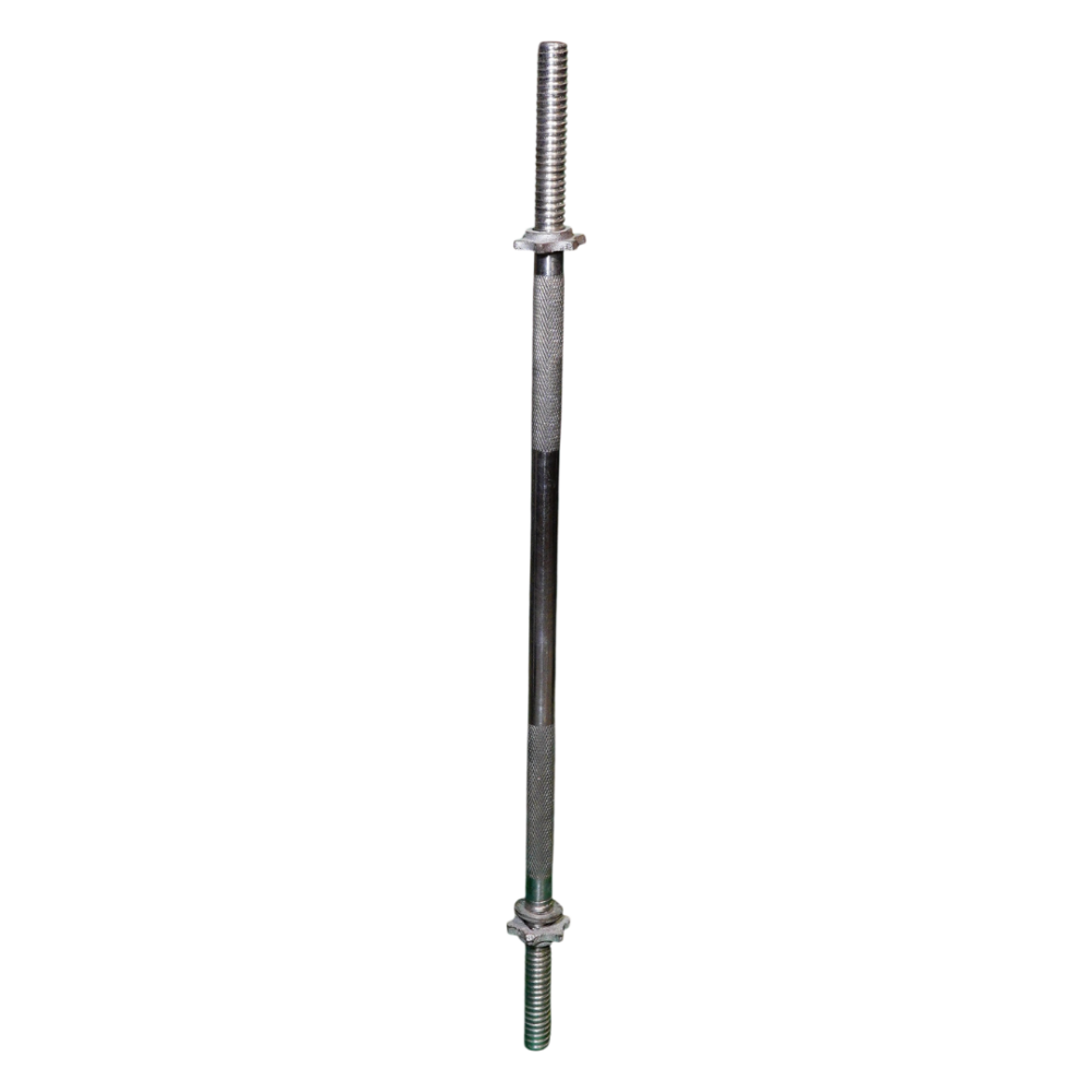 HOME GYM  WORKOUT STEEL ROD 5 FEET GOOD QUALITY WITH NUTS