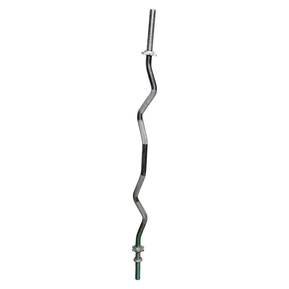 ADJUSTABLE HOME GYM  WORKOUT PREACHER ROD WITH NUTS