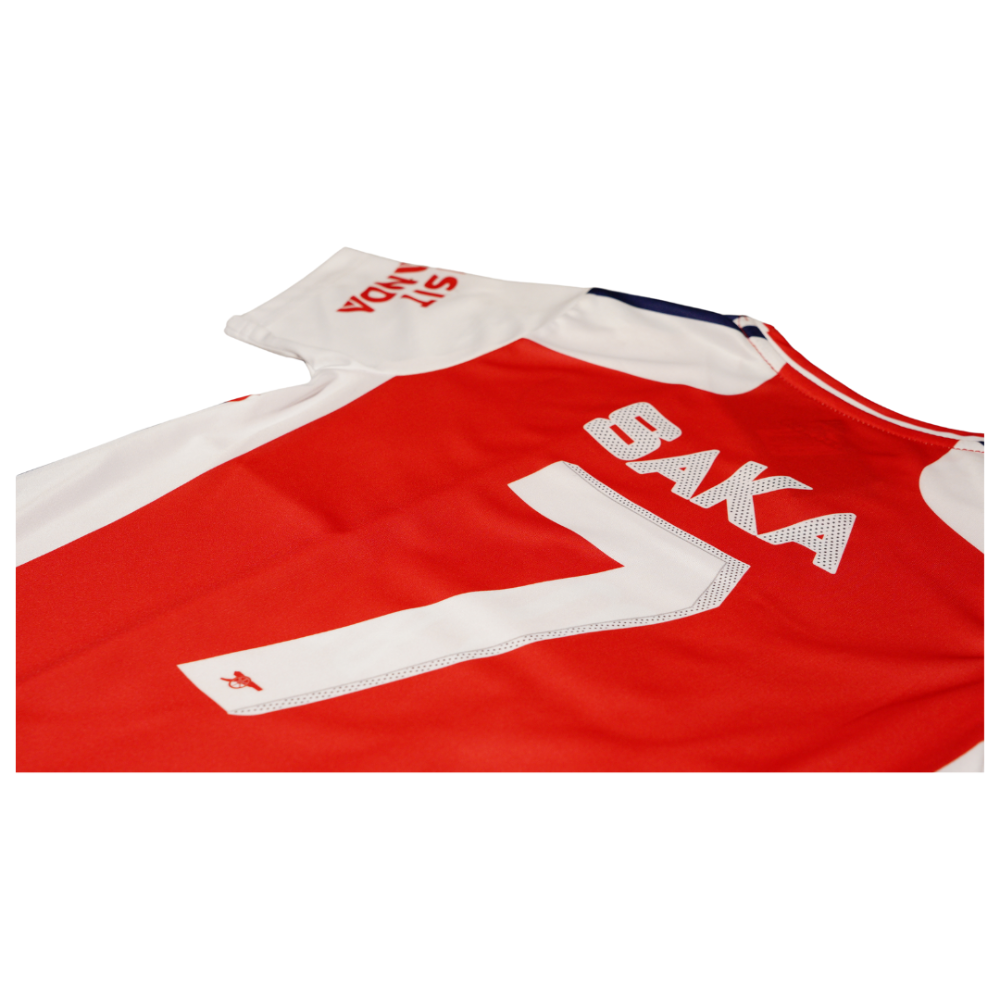 ADIDAS ARSENAL SAKA HOME FOOTBALL KIT KIDS