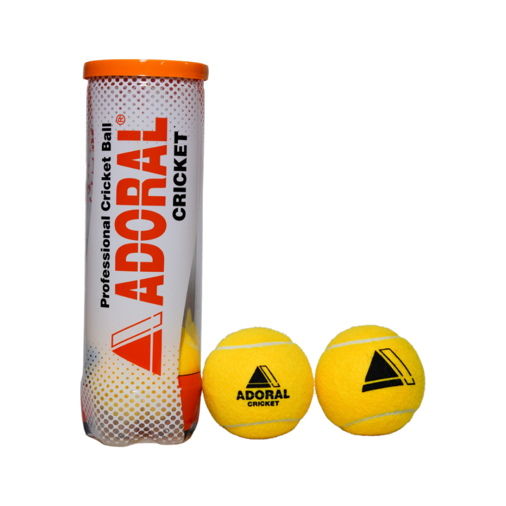 ADORAL CRICKET TENNIS TAPE BALL ( PACK OF 3 )