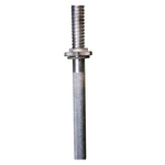HOME GYM  WORKOUT STEEL ROD 5 FEET GOOD QUALITY WITH NUTS