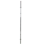 HOME GYM  WORKOUT STEEL ROD 5 FEET GOOD QUALITY WITH NUTS