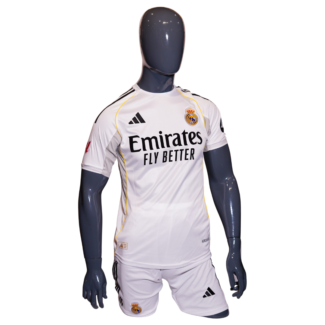ADIDAS MBAPPE REAL MARDID FOOTBALL KIT ADULTS OR 25-26