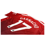 ADIDAS MANCHESTER UNITED GARNACHO HOME FOOTBALL KIT KIDS