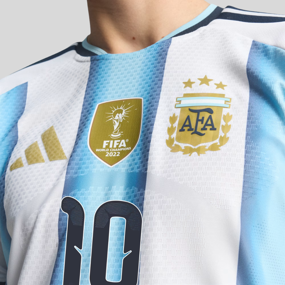 Argentina Messi World Cup 2026 Jersey | Player Version Football Shirt 3D Silicon Premium Fabric