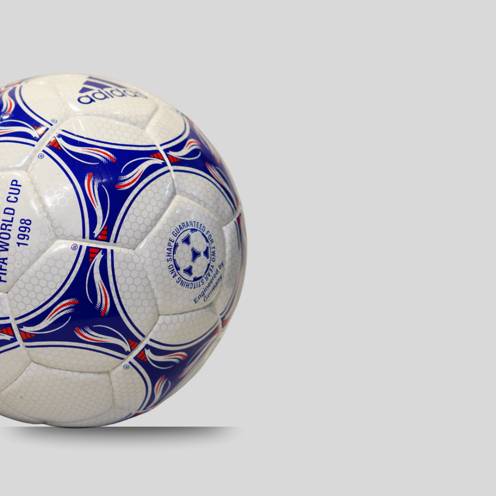 ADIDAS TRICOLORE FRANCE FIFA WORLD CUP 1998 OFFICAL FOOTBALL MATCH BALL