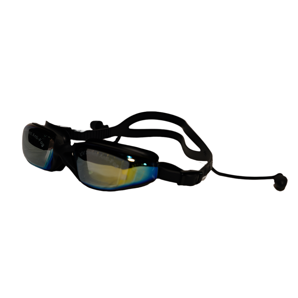 SPEEDO 95-AD UV PROTECTION SWIMMING GOGGLES & WITH EAR PLUG