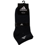 ADIDAS UNISEX ANKLE SOCKS 2 PAIR