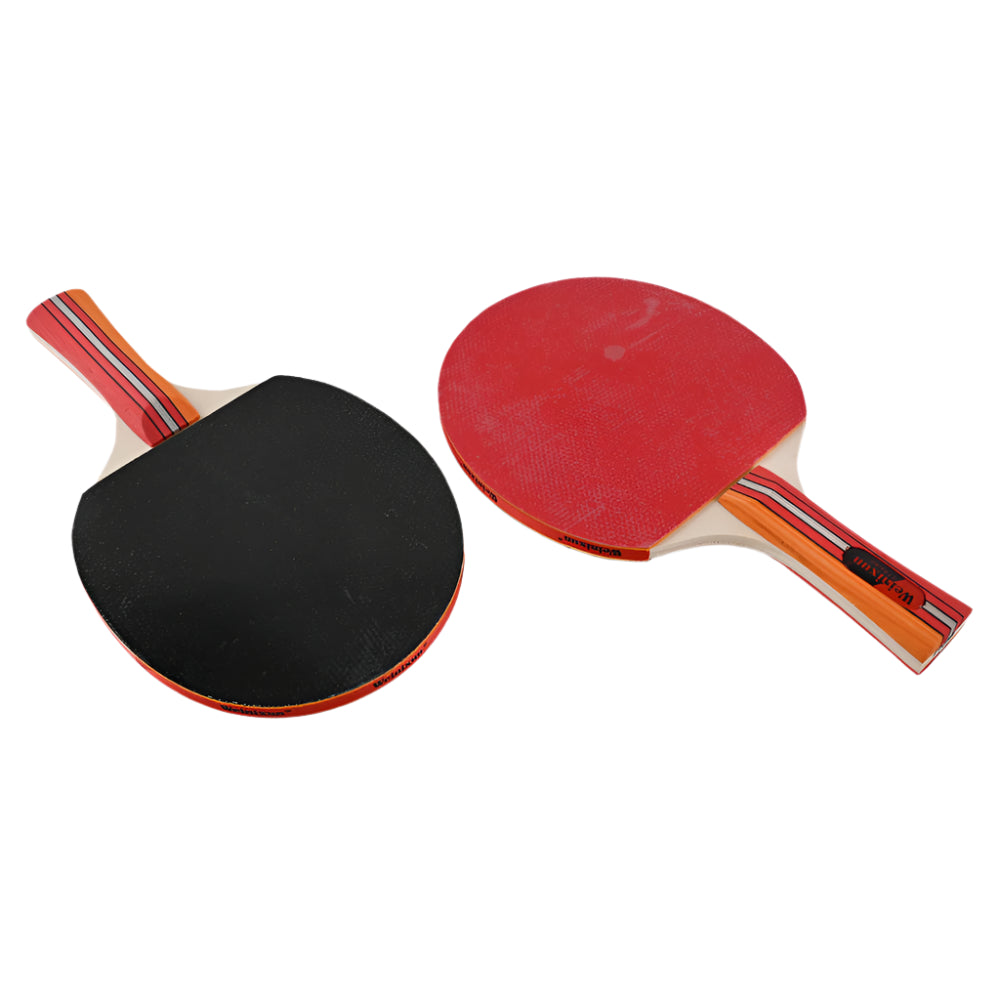 AGNITE F232 TABLE TENNIS RACKET PAIR & 3-PING PONG BALLS
