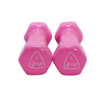 LIFTUP VINYL WEIGHT LIFTING DUMBBELLS PAIR 1 KG