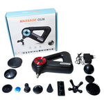 Deep Tissue Massage Gun for Muscle Pain Relief | 12 Massage Heads | Rechargeable Handheld Body Massager 8890