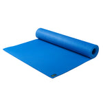 JADE LEVEL 1 GYM FITNESS YOGA MAT NATURAL RUBBER BLUE 4-MM, 24" WIDE & 68" LONG