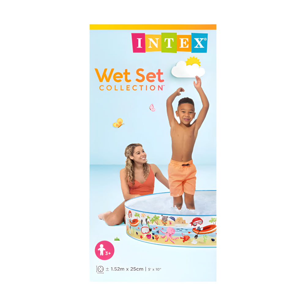 INTEX SWIMMING TUB ROUND SHAPE AIR LESS 5 FEET (1.52x 25CM)