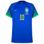 NIKE BRAZIL NEYMAR AWAY JERSEY FOOTBALL KIT KIDS 2022-2023