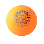 DOUBLE CIRCLE 3-Star 40+ TABLE TENNIS BALLS (6-PACK, ORANGE)