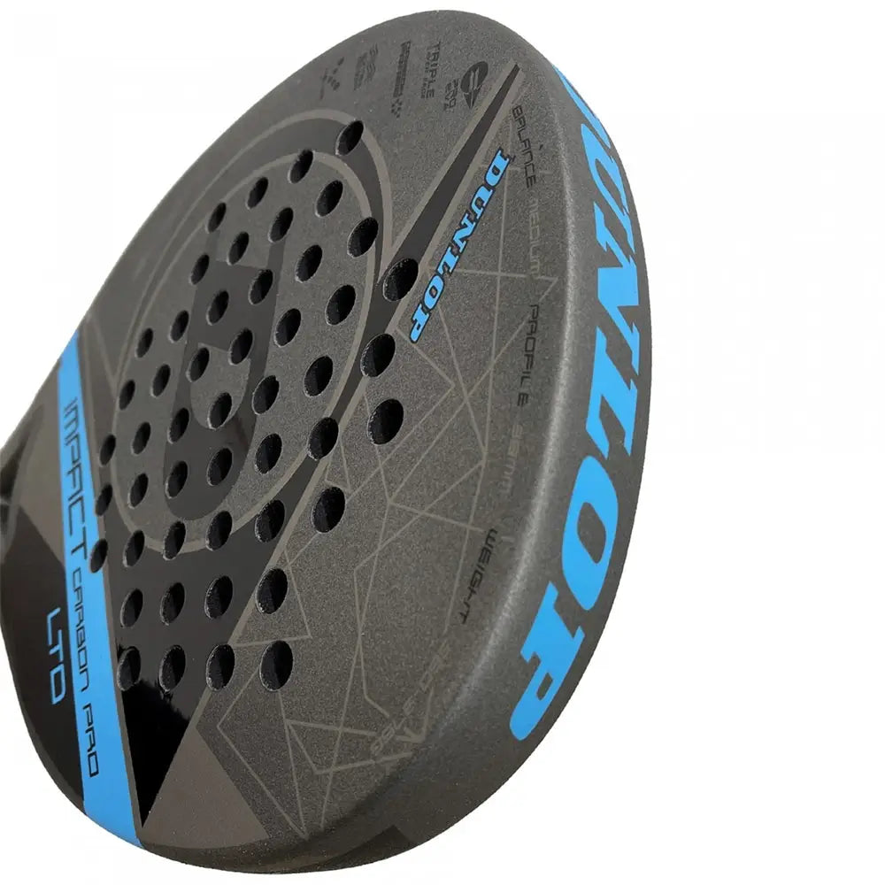 DUNLOP IMPACT CARBON AND FIBER GLASS PRO LTD PADEL RACKET
