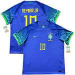 NIKE BRAZIL NEYMAR AWAY JERSEY FOOTBALL KIT KIDS 2022-2023
