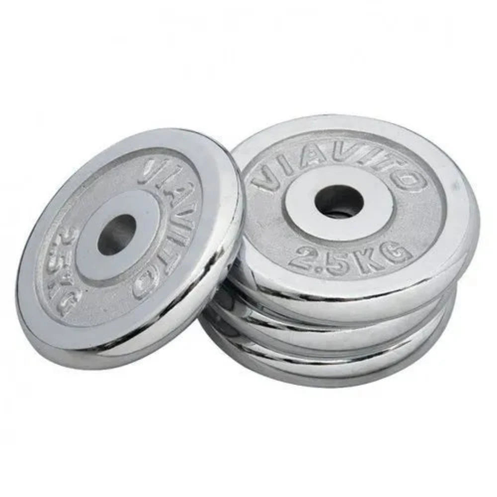 GYM WEIGHTLIFTING STAINLESS STEEL PLATES 4 KG