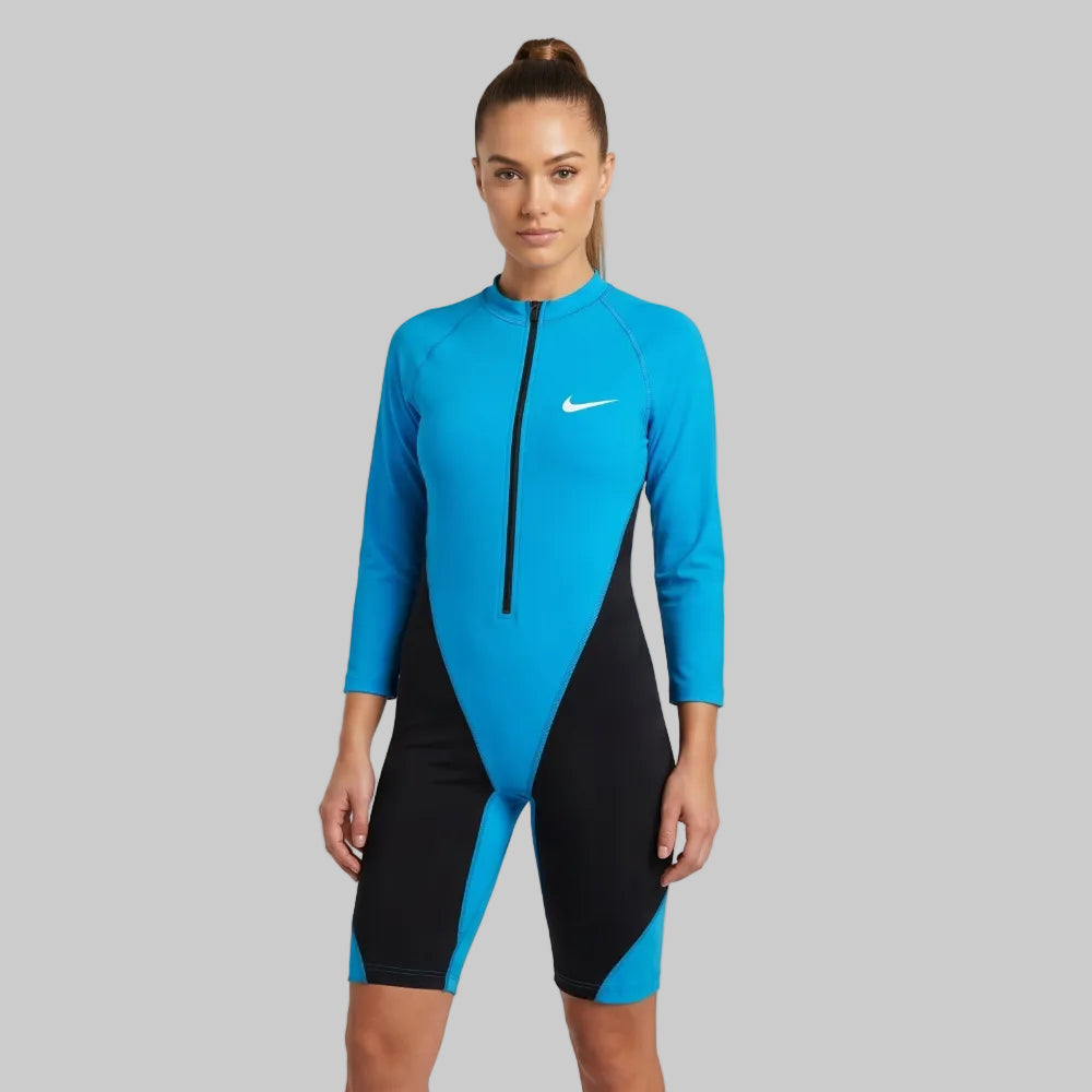 Nike Swimming Suit Half Lycra Swimwear | Comfortable & Durable Swimming Suit LM-1304